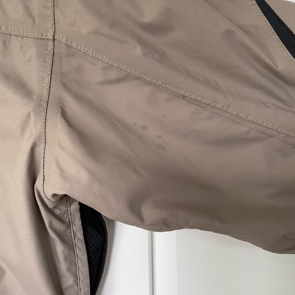 Wetskins Rain Jacket with Hood, Black/Tan, Size Medium - Picture 7 of 16